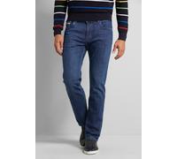bugatti 5-Pocket-Jeans Gürtelschlaufenbund mit Zip-fly, hellblau