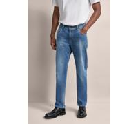5-Pocket-Jeans BUGATTI "Basic Essential", Herren, Gr. 36, Länge 34, blau (326, hellblau), 97% Baumwolle, 3% Elasthan, Jeans 5-Pocket-Jeans, Authentic Denim (68040625-36) 326, hellblau