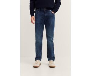 5-Pocket-Jeans BUGATTI "Basic Essential", Herren, Gr. 40, Länge 32, 396, dunkelblau, 97% Baumwolle, 3% Elasthan, Jeans 5-Pocket-Jeans, Authentic Denim (29833313-40) 396, dunkelblau