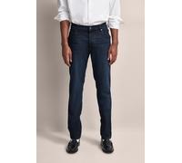 5-Pocket-Jeans BUGATTI "Basic Essentials", Herren, Gr. 32, Länge 30, blau (dunkelblau used), 92% Baumwolle, 6% Polyester, 2% Elasthan, Jeans 5-Pocket-Jeans, Flexcity-Stretch (67656662-32) dunkelblau u