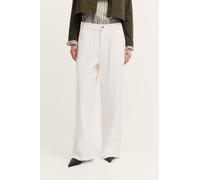 5-Pocket-Jeans BUGATTI "Bequeme Passform", Damen, Gr. 42, Normalgrößen, beige (20, ecru), 56% Lyocell, 41% Baumwolle, 3% Elasthan, Jeans 5-Pocket-Jeans, mit Flexcity Stretch (26198229-42) 20, ecru