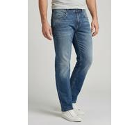 camel active Herren Relaxed Fit Woodstock Stretch Jeanshose Jeans, Mittelblau (Indigo), 33W / 34L