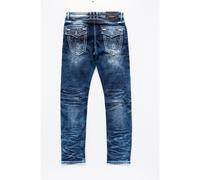 5-Pocket-Jeans CIPO & BAXX "Jeans", Herren, Gr. 33, Länge 34, blau, 100% Baumwolle, unifarben, regular fit lang, Jeans 5-Pocket-Jeans, in Regular-Fit (70237942-33) blau