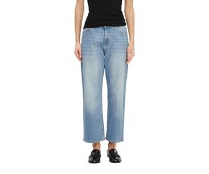 5-Pocket-Jeans COMMA, Damen, Gr. 44, N-Gr, blau, Denim/Jeans, Obermaterial: 99% Baumwolle, 1% Elasthan, unifarben, bequem lang, Jeans 5-Pocket-Jeans, mit Stretch (21636314-44) blau