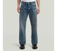5-Pocket-Jeans G-STAR "Deeggie Relaxed Straight", Herren, Gr. 33, Länge 32, blau (faded nori), Denim/Jeans, Obermaterial: 100% Baumwolle, straight fit lang, Jeans 5-Pocket-Jeans, in bequemer Passform 