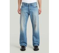 5-Pocket-Jeans G-STAR "Deeggie Relaxed Straight Jeans", Herren, Gr. 28, Länge 34, blau (sun faded air force blau), Obermaterial: 75% Baumwolle, 25% Baumwolle, Jeans 5-Pocket-Jeans (39449813-28) sun fa
