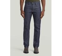 5-Pocket-Jeans G-STAR "Eng anliegende, konisch zulaufende Selvedge-Jeans", Herren, Gr. 32, Länge 34, blau (raw denim), Obermaterial: 99% Baumwolle, 1% Elasthan, Jeans 5-Pocket-Jeans (95249412-32) raw 