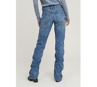 5-Pocket-Jeans G-STAR "G-Staq Low Bootcut Jeans", Damen, Gr. 28, Länge 30, faded sea point blau, Obermaterial: 25% Baumwolle, Jeans 5-Pocket-Jeans (98186129-28) faded sea point blau