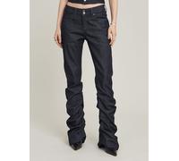 5-Pocket-Jeans G-STAR "G-Staq Low Bootcut Jeans", Damen, Gr. 31, Länge 30, raw denim, Obermaterial: 100% Baumwolle, Jeans 5-Pocket-Jeans (54164130-31) raw denim