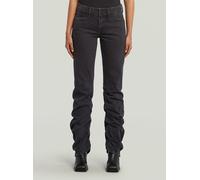 5-Pocket-Jeans G-STAR "G-Staq Low Bootcut Jeans", Damen, Gr. 31, Länge 30, schwarz (worn in schwarz obsidian), Obermaterial: 75% Baumwolle, 25% Baumwolle, Jeans 5-Pocket-Jeans (68669965-31) worn in sc