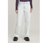 5-Pocket-Jeans G-STAR "Judee Loose Jeans", Damen, Gr. 28, Länge 32, blau (beached faded clifton blau), Obermaterial: 75% Baumwolle, 25% Baumwolle, Jeans 5-Pocket-Jeans (97576434-28) beached faded clif