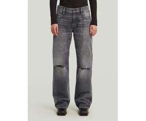 5-Pocket-Jeans G-STAR "Judee Low Waist Loose Jeans", Damen, Gr. 28, Länge 34, faded scoria grau destroyed, Obermaterial: 100% Baumwolle, Jeans 5-Pocket-Jeans (13469158-28) faded scoria grau destroyed