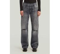 5-Pocket-Jeans G-STAR "Judee Low Waist Loose Jeans", Damen, Gr. 30, Länge 30, grau (faded scoria grau destroyed), Obermaterial: 100% Baumwolle, Jeans 5-Pocket-Jeans (79986209-30) faded scoria grau des