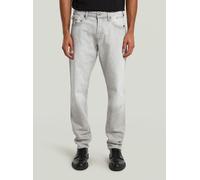 5-Pocket-Jeans G-STAR "Morry FWD Regular Tapered Jeans", Herren, Gr. 34, Länge 32, grau (beached faded dolomite grau), Obermaterial: 79% Baumwolle, 20% Baumwolle, 1% Elasthan, Jeans 5-Pocket-Jeans (64