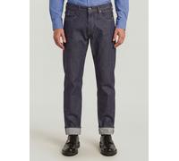 5-Pocket-Jeans G-STAR "Morry FWD Regular Tapered Selvedge Jeans", Damen, Gr. 40, Länge 34, raw denim, Obermaterial: 100% Baumwolle, Jeans 5-Pocket-Jeans (99179909-40) raw denim