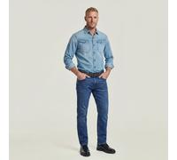 G-STAR RAW Herren Mosa Straight Jeans, Blau (Faded Atlantic Ocean D23692-C052-G119), 26W / 30L