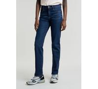 5-Pocket-Jeans G-STAR "Strace Straight Jeans", Damen, Gr. 26, Länge 34, blau (worn in aster blau), Obermaterial: 98% Baumwolle, 2% Elasthan, Jeans 5-Pocket-Jeans (45073520-26) worn in aster blau