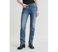 5-Pocket-Jeans G-STAR "Strace Straight Jeans", Damen, Gr. 31, Länge 30, sun faded niagara, Obermaterial: 65% Baumwolle, 27% Baumwolle, 6% Elastomultiester, 2% Elasthan, Jeans 5-Pocket-Jeans (55324540-