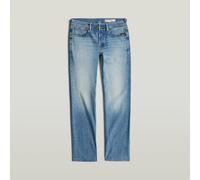5-Pocket-Jeans G-STAR "Streem Slim Tapered", Herren, Gr. 33, Länge 32, sun faded air force blau, Denim/Jeans, Obermaterial: 99% Baumwolle, 1% Elasthan, slim fit lang, Jeans 5-Pocket-Jeans, in Denim-Qu