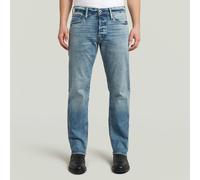 5-Pocket-Jeans G-STAR "Streem Slim Tapered", Herren, Gr. 36, Länge 32, faded blau halite, Denim/Jeans, Obermaterial: 99% Baumwolle, 1% Elasthan, slim fit lang, Jeans 5-Pocket-Jeans, in Denim-Qualität