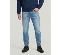 5-Pocket-Jeans G-STAR "Streem Slim Tapered", Herren, Gr. 36, Länge 32, sun faded air force blau, Denim/Jeans, Obermaterial: 99% Baumwolle, 1% Elasthan, slim fit lang, Jeans 5-Pocket-Jeans, in Denim-Qu