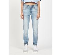 5-Pocket-Jeans GANG "94ADELA", Damen, Gr. 28, N-Gr, destroyed soft blau, Denim/Jeans, Obermaterial: 97% Baumwolle, 2% Elastomultiester, 1% Elasthan, normal, Jeans 5-Pocket-Jeans, im Relaxed Fit (41594