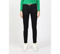 5-Pocket-Jeans GANG "94AMELIE", Damen, Gr. 28, Normalgrößen, washed schwarz, 90% Baumwolle, 8% Polyester, 2% Elasthan, unifarben, Basic, relaxed fit lang, Jeans 5-Pocket-Jeans, im 5-Pocket-Style (5878