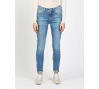 5-Pocket-Jeans GANG "94AMELIE", Damen, Gr. 32, Normalgrößen, blau (azure blau), 90% Baumwolle, 4% Elasthan, 6% Polyester, unifarben, relaxed fit lang, Jeans 5-Pocket-Jeans, im 5-Pocket-Style (10569439