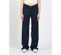 5-Pocket-Jeans GANG "94AMELIE WIDE", Damen, Gr. 26, N-Gr, prewashed, Denim/Jeans, Obermaterial: 90% Baumwolle, 7% Polyester, 3% Elasthan, regular fit lang, Jeans 5-Pocket-Jeans, aus weichem SWEAT Deni