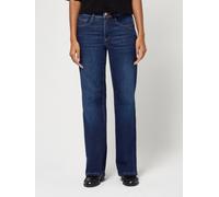 5-Pocket-Jeans GANG "94AMELIE WIDE", Damen, Gr. 32, Normalgrößen, blau (simply dunkelblau), 93% Baumwolle, 5% Elastomultiester, 2% Elasthan, unifarben, regular fit lang, Jeans 5-Pocket-Jeans, im 5-Poc