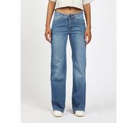 5-Pocket-Jeans GANG "94AMELIE WIDE LONG", Damen, Gr. 33, N-Gr, blau (breeze wash), Denim/Jeans, Obermaterial: 93% Baumwolle, 5% Elastomultiester, 2% Elasthan, lang, Jeans 5-Pocket-Jeans, Long = 4 cm l