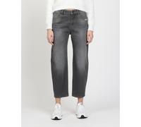 5-Pocket-Jeans GANG "94IDA", Damen, Gr. 28, N-Gr, grau (worn midgrau), Denim/Jeans, Obermaterial: 91% Baumwolle, 7% Polyester, 2% Elasthan, Ballonform knöchelfrei, Jeans 5-Pocket-Jeans, cropped, Topse