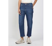 5-Pocket-Jeans GANG "94IDA", Damen, Gr. 29, N-Gr, midblau summer, Denim/Jeans, Obermaterial: 76% Baumwolle, 15% Polyester, 8% Viskose, 1% Elasthan, gerade, unten schmal knöchelfrei, Jeans 5-Pocket-Jea