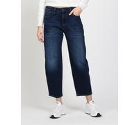 5-Pocket-Jeans GANG "94IDA", Damen, Gr. 30, N-Gr, schwarz night used, Denim/Jeans, Obermaterial: 96% Baumwolle, 4% Elasthan, casual, Ballonform knöchelfrei, Jeans, cropped (43846859-30) schwarz night