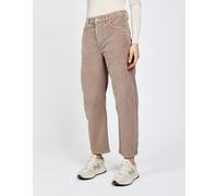 5-Pocket-Hose GANG "GANG Hosen Loose Fit 94IDA", Damen, Gr. 32, light taupe, Cord, 72% Baumwolle, 26% Modal, 2% Elasthan, Hosen 5-Pocket-Hose (78203615-32) light taupe