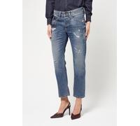 5-Pocket-Jeans GANG "94NICA CROPPED", Damen, Gr. 24, Normalgrößen, blau (cool destroy), 98% Baumwolle, 2% Elasthan, unifarben, Ballonform 7/8-Länge, Jeans 5-Pocket-Jeans, im 5-Pocket-Style (41354628-2