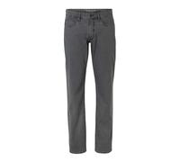 5-Pocket-Jeans HERO BY JOHN MEDOOX "Denver Colour Regular Straight Stretch", Herren, Gr. 33, Länge 34, grau (grau structure), Denim/Jeans, 98% Baumwolle, 2% Elasthan, straight fit lang, Jeans 5-Pocket