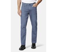 5-Pocket-Jeans HERO BY JOHN MEDOOX "Denver Denim Season Regular Straight Stretch", Herren, Gr. 36, Länge 30, blau (blau dusk wash), Denim/Jeans, 98% Baumwolle, 2% Elasthan, straight fit lang, Jeans 5-