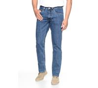 5-Pocket-Jeans HERO BY JOHN MEDOOX "Denver Regular Straight Stretch Jeans", Herren, Gr. 31, Länge 30, blau (blau stone), Denim/Jeans, 98% Baumwolle, 2% Elasthan, straight fit lang, Jeans 5-Pocket-Jean