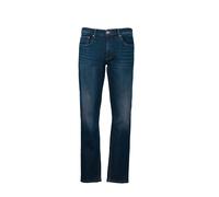 5-Pocket-Jeans HERO BY JOHN MEDOOX "Denver Regular Straight Stretch Jeans", Herren, Gr. 38, Länge 32, blau (strong used), Denim/Jeans, 98% Baumwolle, 2% Elasthan, straight fit lang, Jeans 5-Pocket-Jea