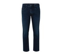 5-Pocket-Jeans HERO BY JOHN MEDOOX "Portland Denim Slim Straight Stretch Jeans", Herren, Gr. 38, Länge 36, blau (dunkelblau tint), Denim/Jeans, 89% Baumwolle, 10% Polyester, 1% Elasthan, straight fit