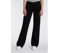 5-Pocket-Jeans HERRLICHER "Edna Denim Black Jogg", Damen, Gr. 31, Länge 34, schwarz (raven schwarz), Denim/Jeans, Obermaterial: 72% Baumwolle, 14% Viskose, 12% Polyester, 2% Elasthan, unifarben, norma