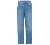 5-Pocket-Jeans HUGO "Nate", Herren, Gr. 32, Länge 34, blau (light, pastel blau450), Denim/Jeans, Obermaterial: 100% Baumwolle, unifarben, weit lang, Jeans 5-Pocket-Jeans, Baggy Fit, stone washed (5998