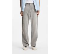 HUGO Baggy-Fit Jeans aus grauem Stone-washed-Denim - Style Nate, 50561716 Hellgrau 33/34