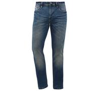 Indicode IDAldersgate Herren Jeans Hose Denim mit Stretch und Destroyed-Look Slim Fit, Größe:36/34, Farbe:Medium Indigo (869)