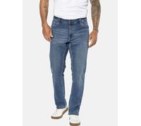 5-Pocket-Jeans JAN VANDERSTORM "Tiefbundjeans FJORDSEN", Herren, Gr. 62, N-Gr, blau (hellblau), Obermaterial: 98% Baumwolle CO. 2% Elasthan EL., Jeans 5-Pocket-Jeans (36837363-62) hellblau