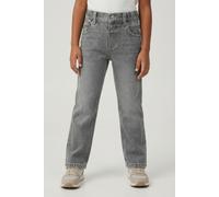 ONLY Straight Fit Jeans aus reiner Baumwolle Modell 'VALENTINE' in Mittelgrau, Größe 98