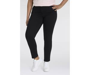 5-Pocket-Jeans KJBRAND "Hose Fanni Skinny", Damen, Gr. 46, N-Gr, schwarz, Denim/Jeans, Obermaterial: 87% Baumwolle, 11% Polyester, 2% Elasthan, eng, Jeans 5-Pocket-Jeans, ideal für schlanke Beine (110