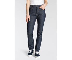 5-Pocket-Jeans LEVI'S "501 Long", Damen, Gr. 25, Länge 30, blau (dunkelblau), Denim/Jeans, Obermaterial: 100% Baumwolle, figurbetont, Jeans 5-Pocket-Jeans, 501 Collection (10550522-25) dunkelblau