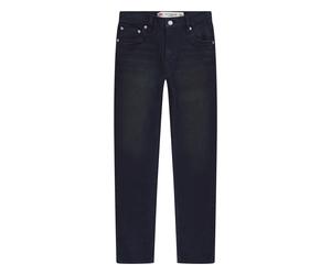5-Pocket-Jeans LEVI'S KIDS "LVB 502 STRONG PERFORMANCE", Jungen, Gr. 10 (140), N-Gr, blau (headed south), Denim/Jeans, Obermaterial: 69% Baumwolle, 30% Polyester, 1% Elasthan, Jeans 5-Pocket-Jeans, fo